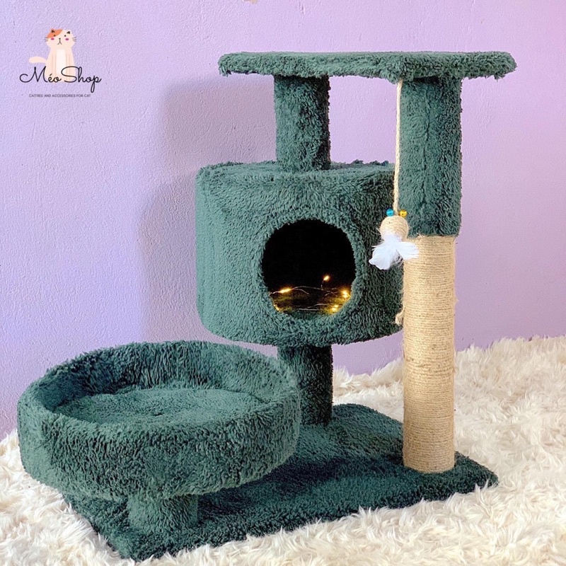 Nhà cây 3 tầng cho mèo 😻 tặng kèm súp thưởng 😻 Inbox Shop nếu muốn up size