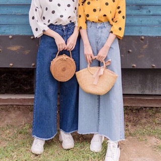 Quần culottes JEANS nữ