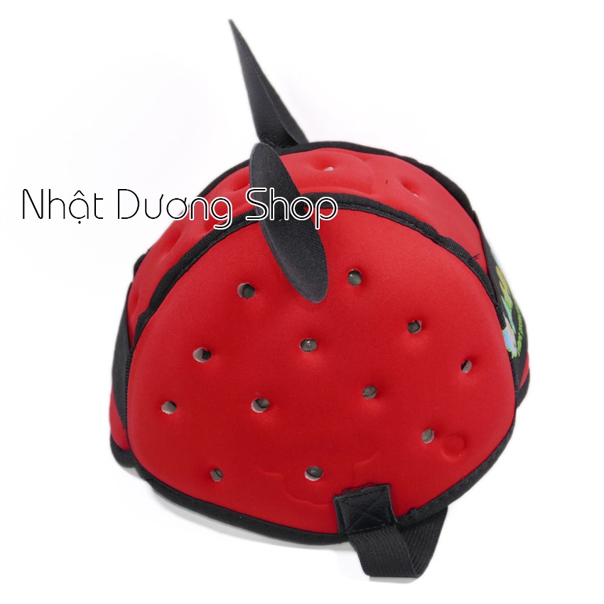 Nón tập đi cho bé mũ bảo hiểm đẹp bằng mút in họa tiết đẹp dành cho bé trai và gái có độ tuổi từ 1 đến 2 tuổi
