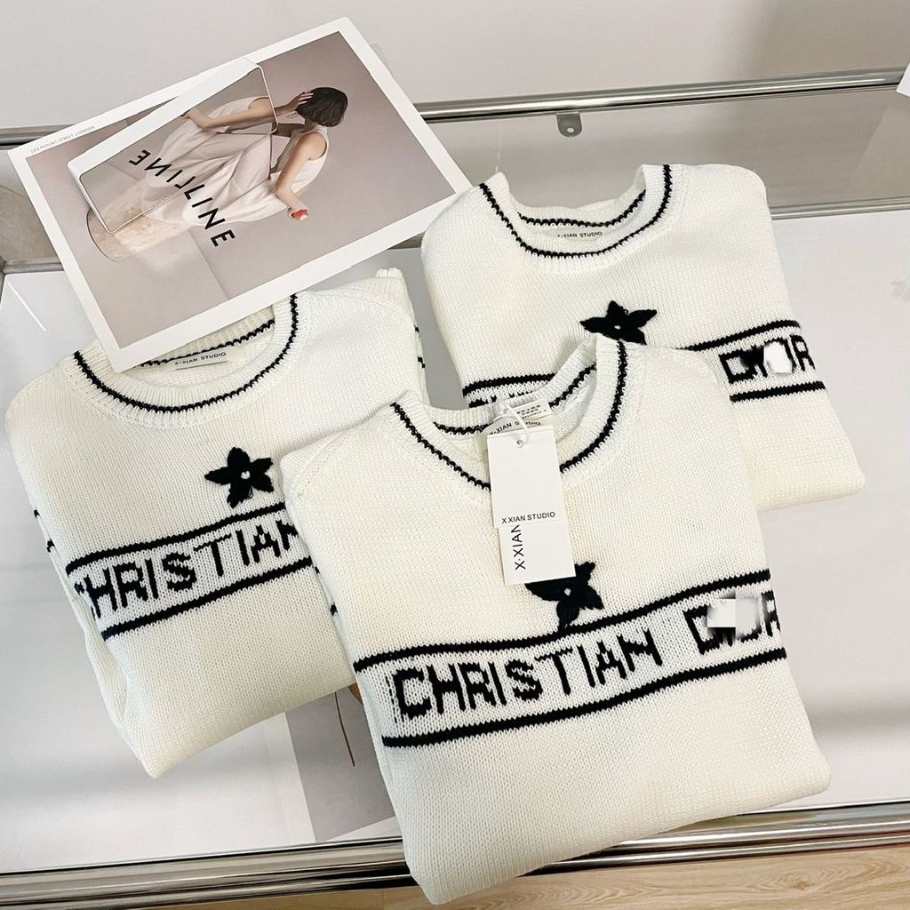 Áo Sweater Dệt Kim Ngắn Tay Thời Trang Mùa Xuân Dành Cho Nữ