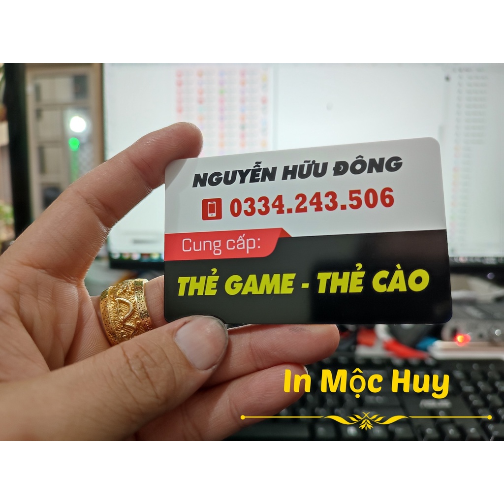IN THẺ NHỰA GIÁ RẺ
