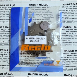 Nhông trước Recto 14 răng cho Exciter nhập Thái Lan