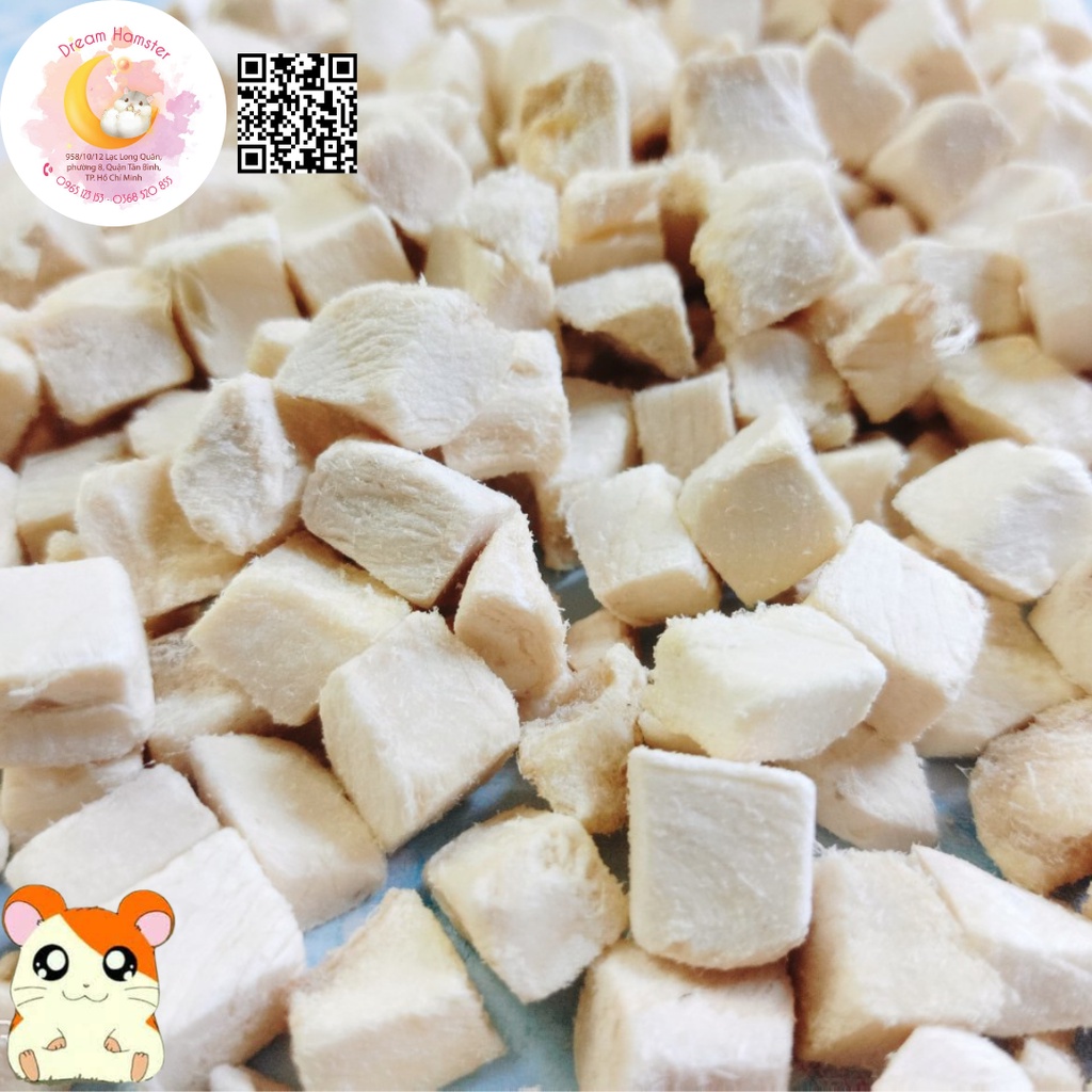 Thức ăn Mix Hải sản cầu vồng cho hamster(hải sản+thịt gà+nhộng) - Rainbow Seafood (DR3)