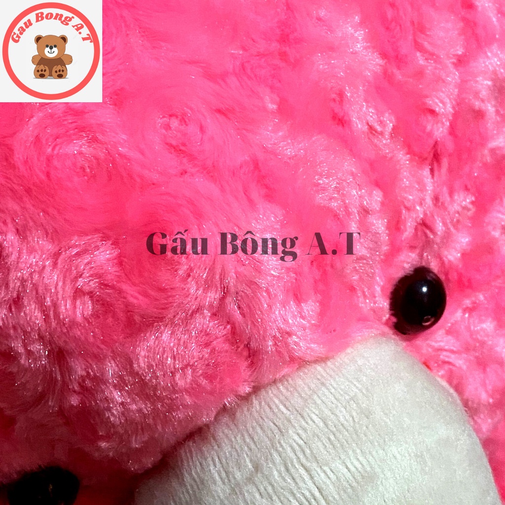 [HOT] Gấu Bông Teddy - Thú Nhồi Bông Teddy Siêu To Màu Hồng_ size 1m2-1m4_ Gấu Bông A.T _AT005