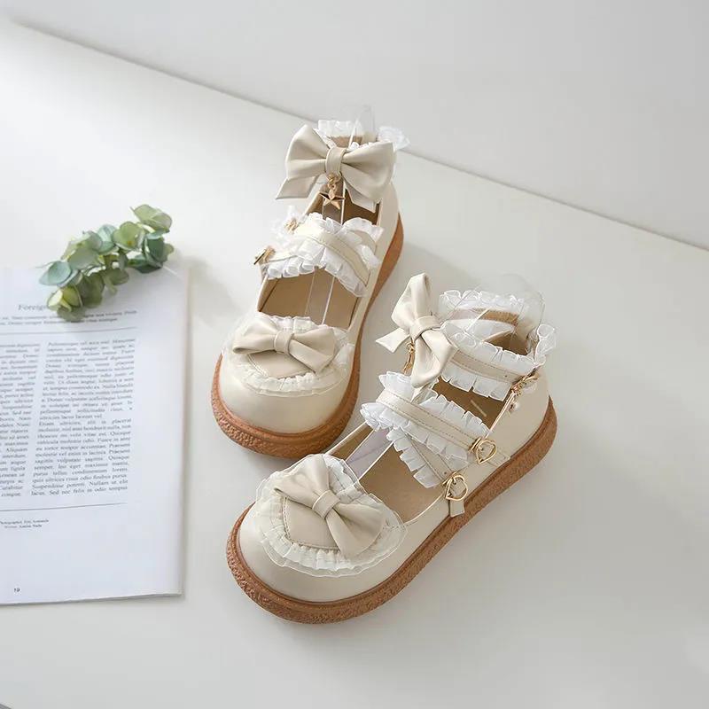 Giày Da Nữ Phong Cách Lolita Dễ Phối Đồ