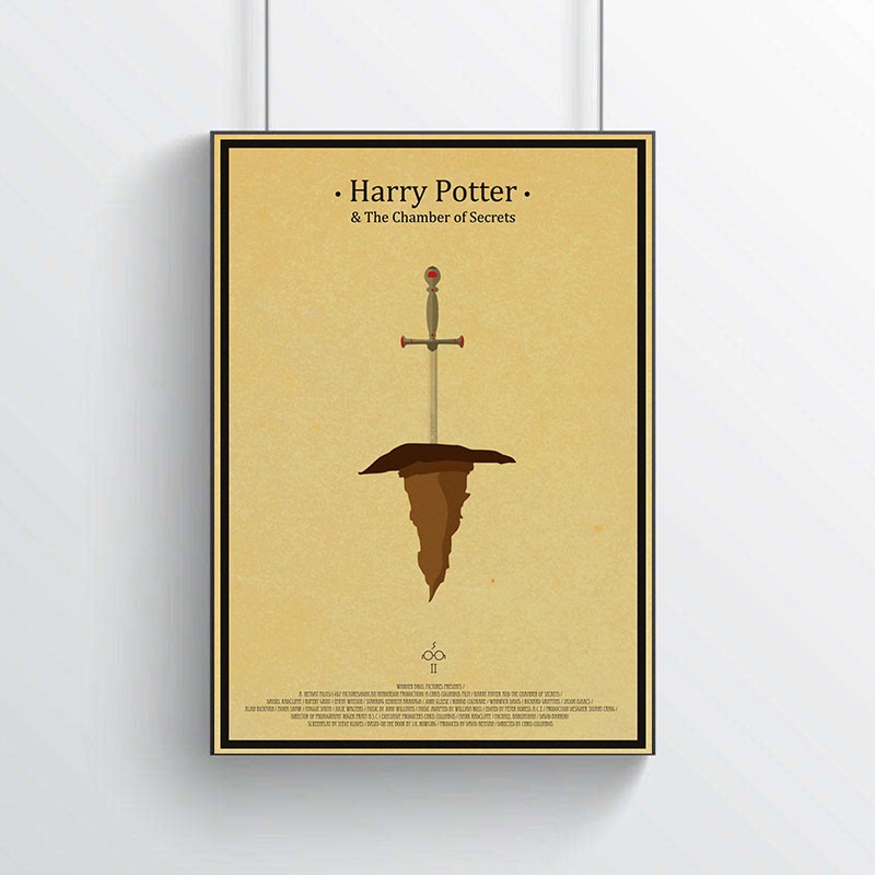 Poster Phim Harry Potter Dán Tường Trang Trí Độc Đáo