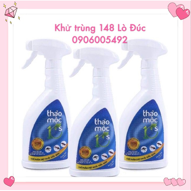 Xịt thảo mộc 10s-Đặc trị muỗi, gián, kiến