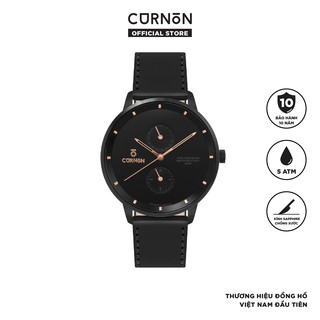 Đồng Hồ Nam Curnon Colosseum Mortar Dây Da Chính Hãng, Thiết Kế Thể Thao Chống Nước