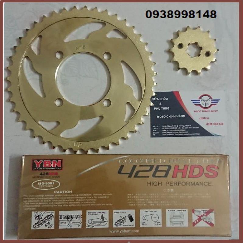 Bán nhông xích đĩa, nhông sên đĩa YB125 YB 125 YBR YBR125 -NTS