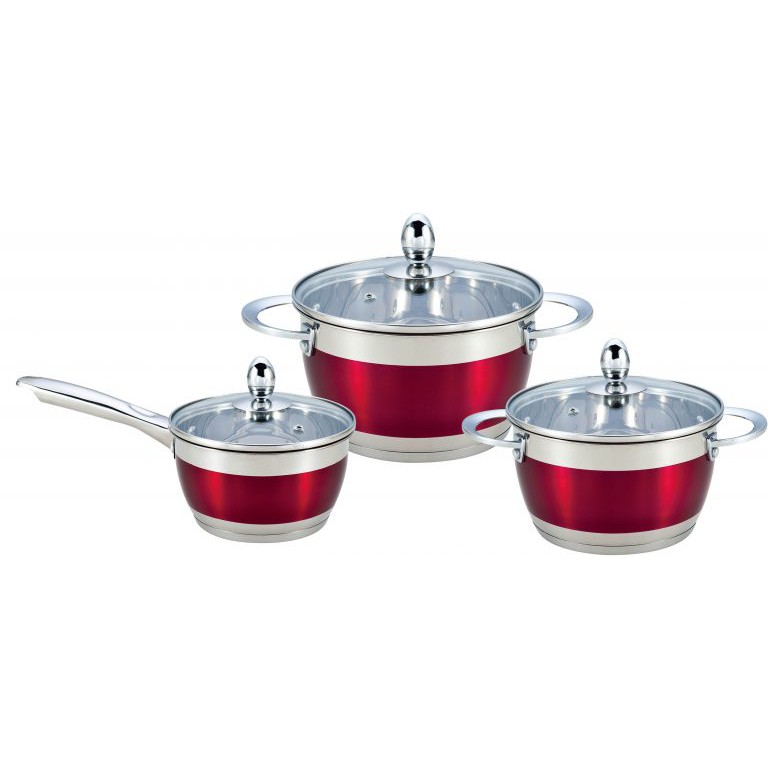 Bộ nồi 3 Inox dùng bếp từ BM – S359 Ecosun