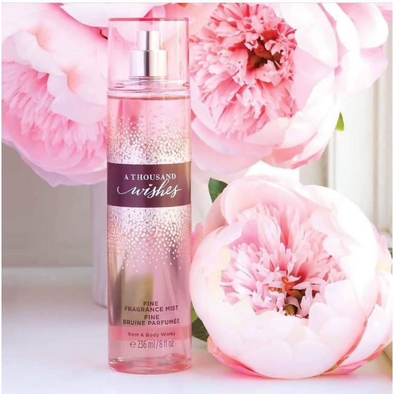 [AUTH] Body Mist BBW A Thousand Wishes thơm sang chảnh 236ml FULL