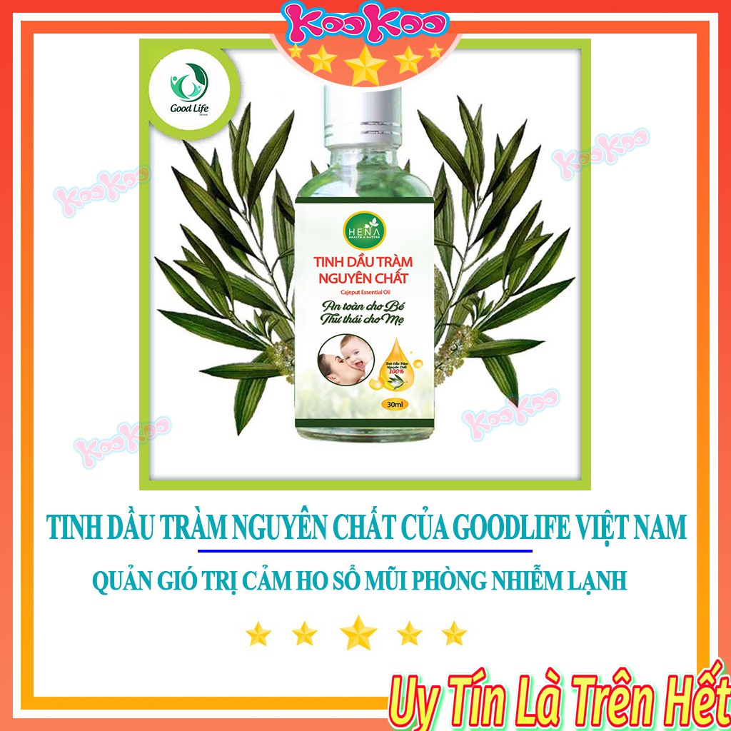 [100% nguyên chất] Tinh dầu tràm HENA thiên nhiên 30ml 50ml. Tinh dầu tràm cho bé, bảo vệ sức khỏe của cả gia đình