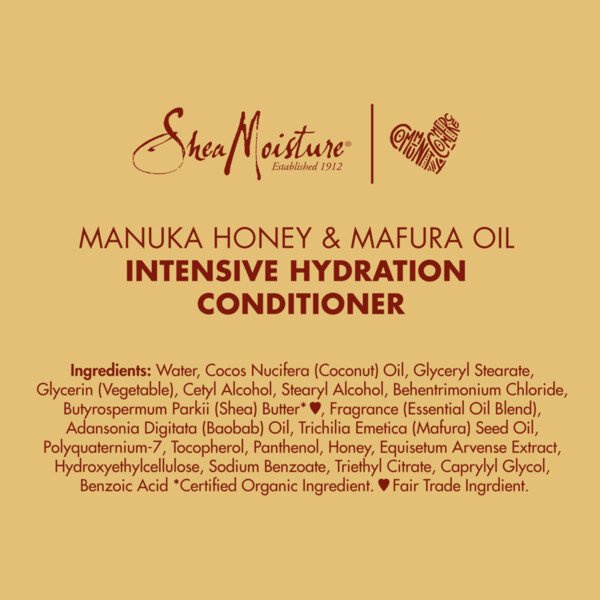 (Bill Mỹ) Dầu Xả SheaMoisture Manuka Honey &amp; Mafura Oil Intensive Hydration – 384ml