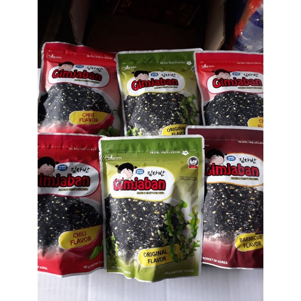 Rong biển ăn liền kimnori / Rong biển Gimjaban 40g