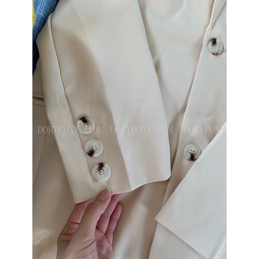 (HÀNG ĐẸP 3 MÀU HOT) - ÁO KHOÁC BLAZER DORY&amp;PONY CHICO ELEGANT FRENCH SUIT – AK093 (Kèm dây belt)