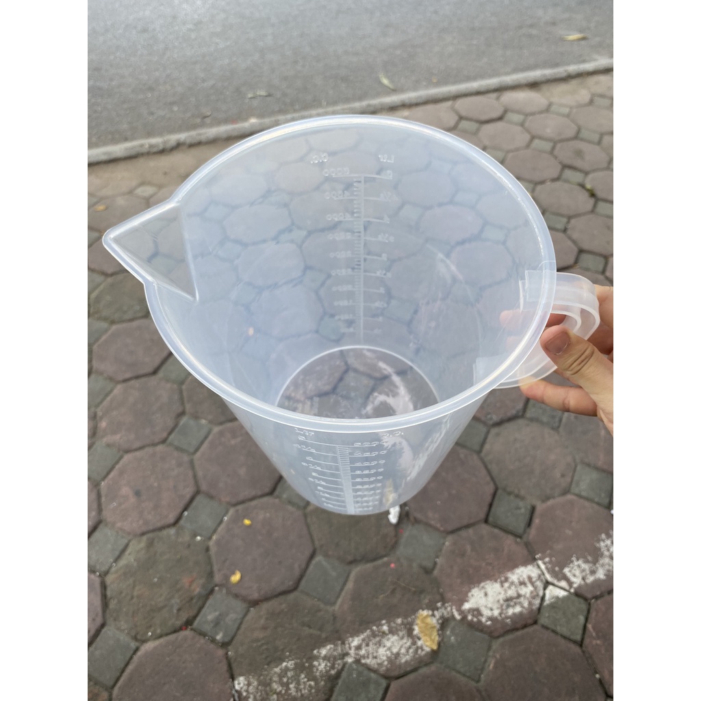 Ca Nhựa Đong 5000 ml Có Vạch Chia, Quai Cầm