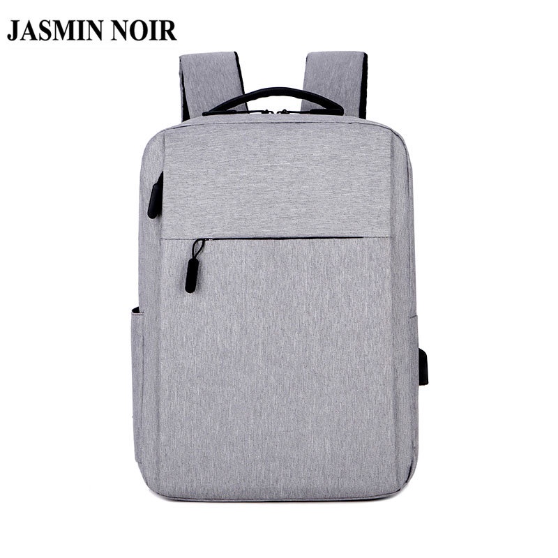 Ba lô JASMIN NOIR vải oxford đựng laptop cỡ lớn phong cách đơn giản thời trang dành cho nữ