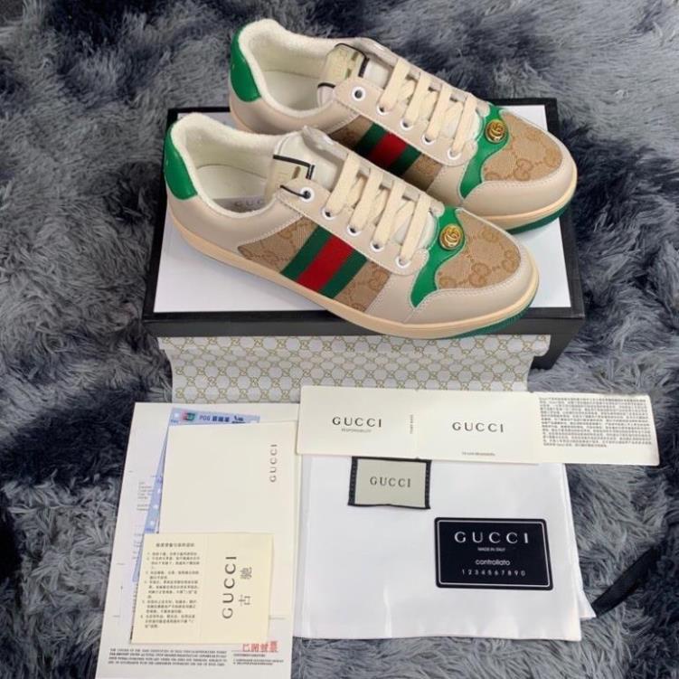 Giày thể thao Gucci SƠN TÙNG, Giày sneaker Gucci nam nữ cao cấp Full Bill Box