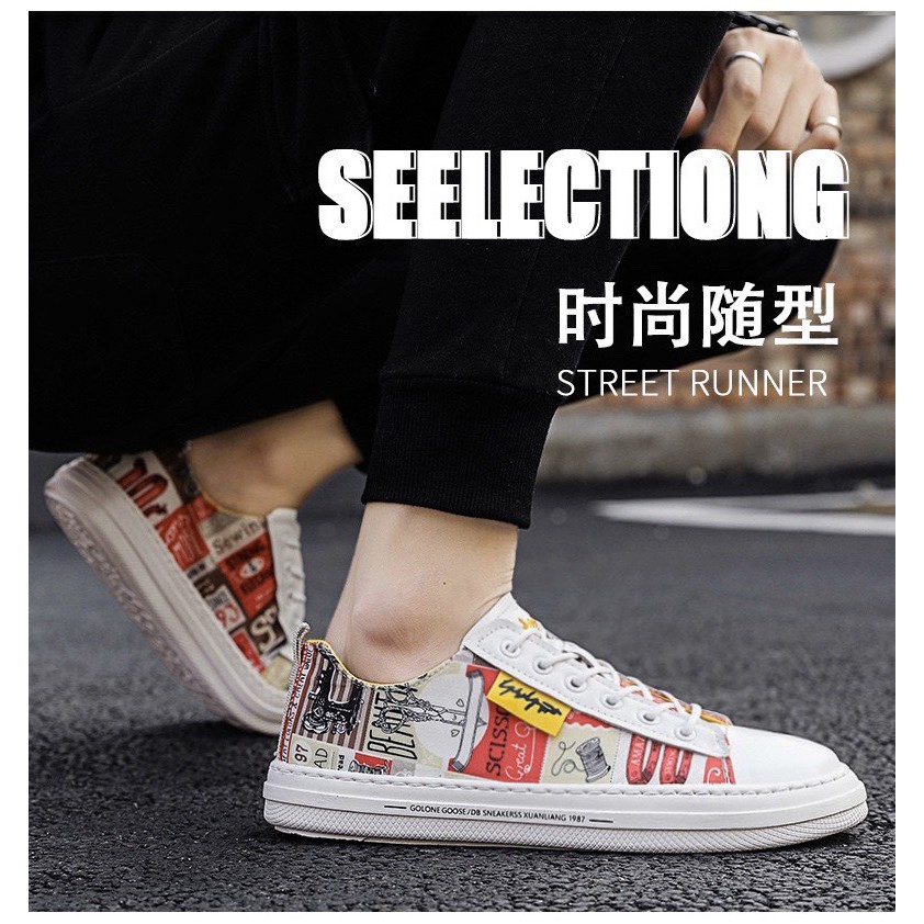 Giày nam sneaker Go One sắc màu bền đẹp