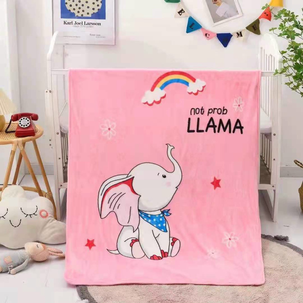 Chăn tuyết 1 lớp cho bé gái