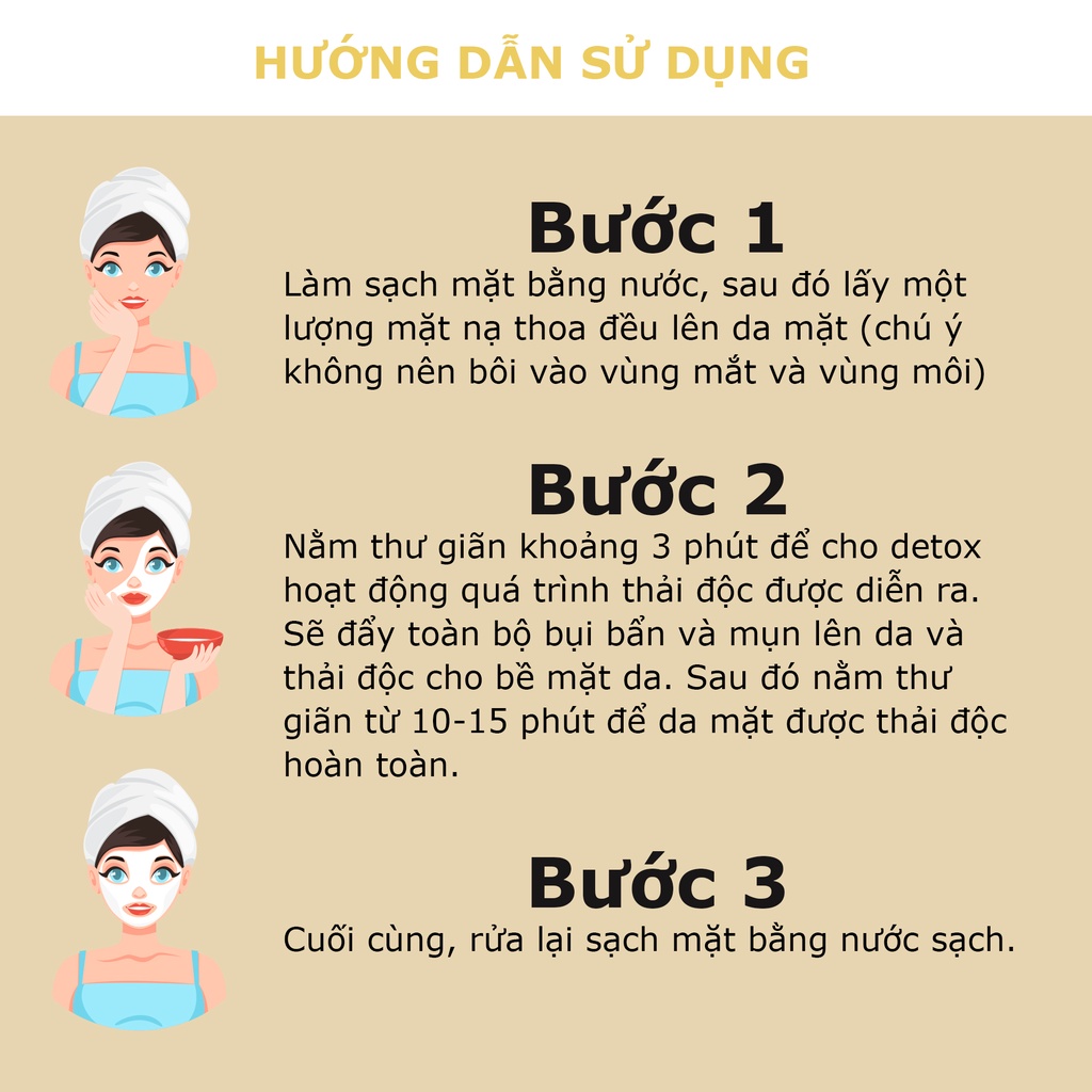 Detox bọt biển thải độc tố da A Cosmetics giúp thải toàn bộ độc tố Detox A Cosmetics 80ml - Beauty at home
