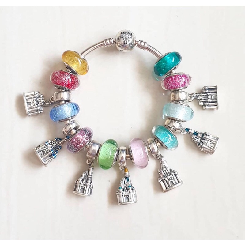 Charm glass phát sáng bạc 925 nhungsophie