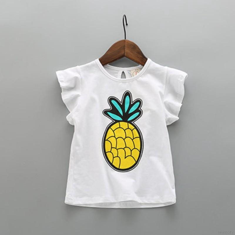 Set áo thun + chân váy xòe dễ thương cho bé gái