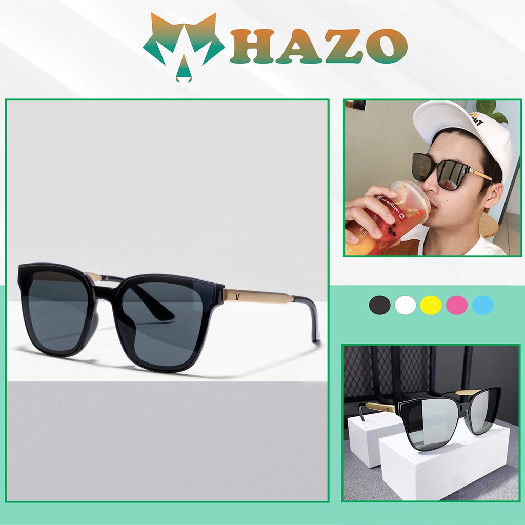 Mắt Kính Thời Trang 6035 Full Viền Chân Vàng K415 Siêu Hot - Hazo