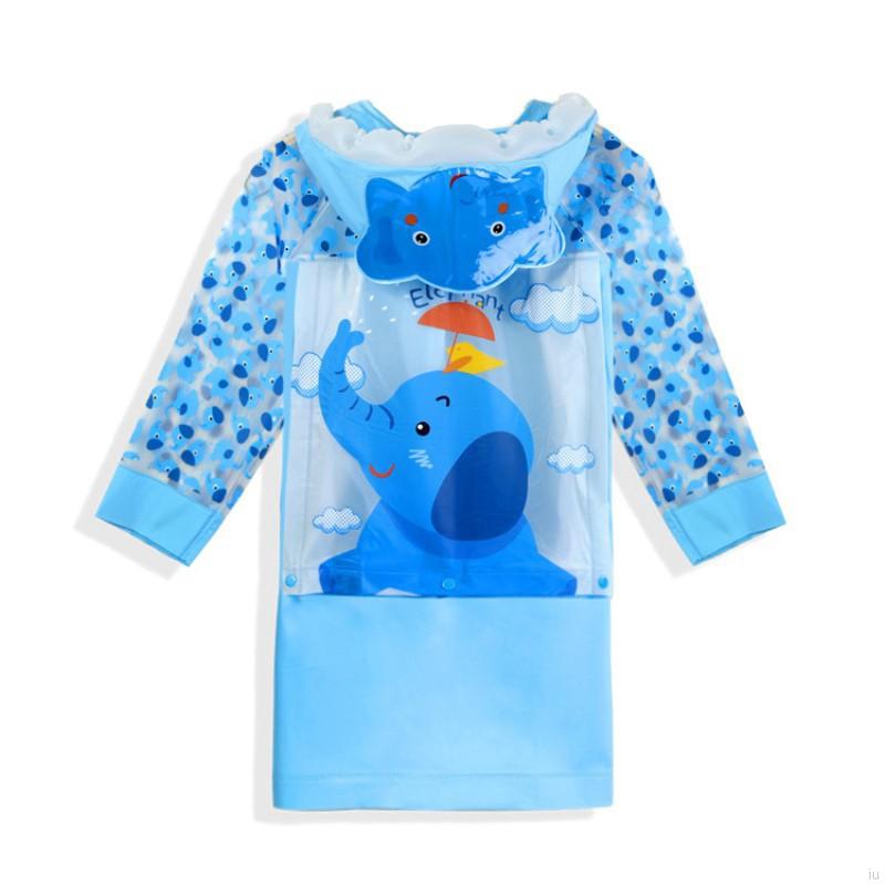 Áo mưa hoạ tiết hoạt hình chống thấm nước cho bé