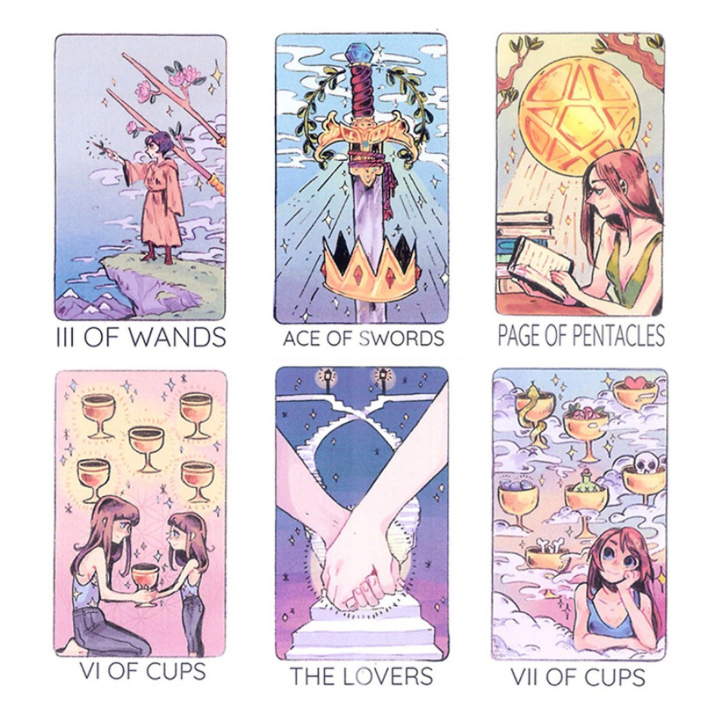 Bộ bài Britt's Britts Third Eye Tarot - Bài dự đoán bài bói Tarot Oracle Lenormand tiên tri vận mệnh tặng đá thanh tẩy