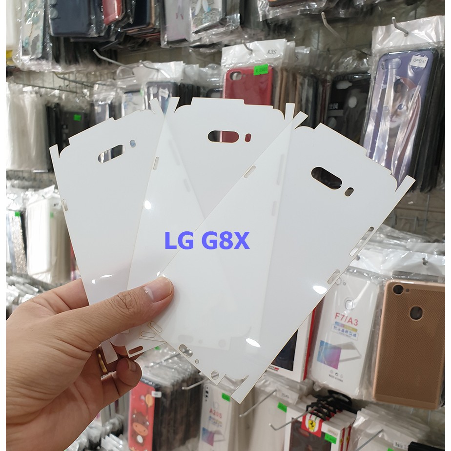 Miếng film dán PPF loại xịn phủ full 99% lưng viền LG G8X