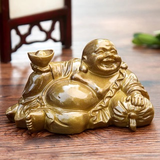 Tượng phật di lặc đổi màu bàn trà