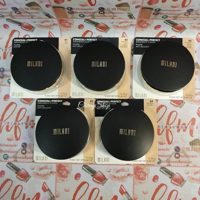 [Hàng Ý]Phấn nền Milani Conceal + Perfect Shine-Proof Powder (12,3g) | BigBuy360 - bigbuy360.vn