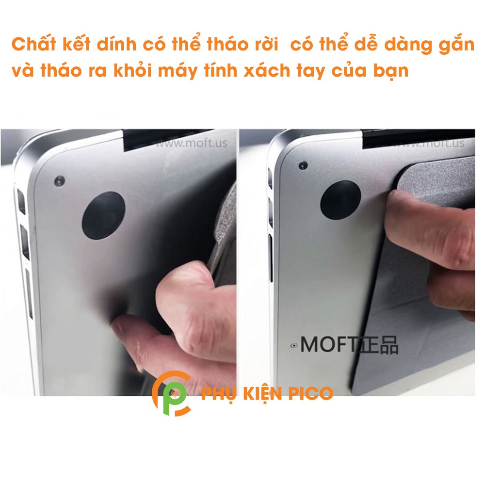 Đế tản nhiệt laptop gấp gọn chính hãng MOFT - Giá đỡ tản nhiệt Laptop vô hình, cho máy tính xách tay, Ipad màu xám