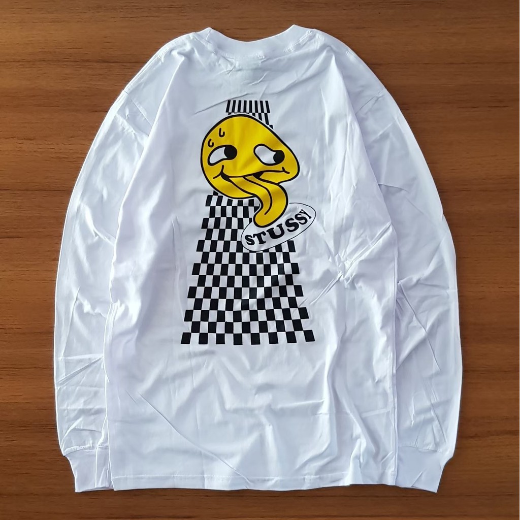 Stussy Áo Thun Tay Dài Thiết Kế Trẻ Trung Hợp Thời Trang | BigBuy360 - bigbuy360.vn