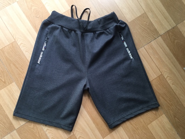 Quần short thun khoá kéo