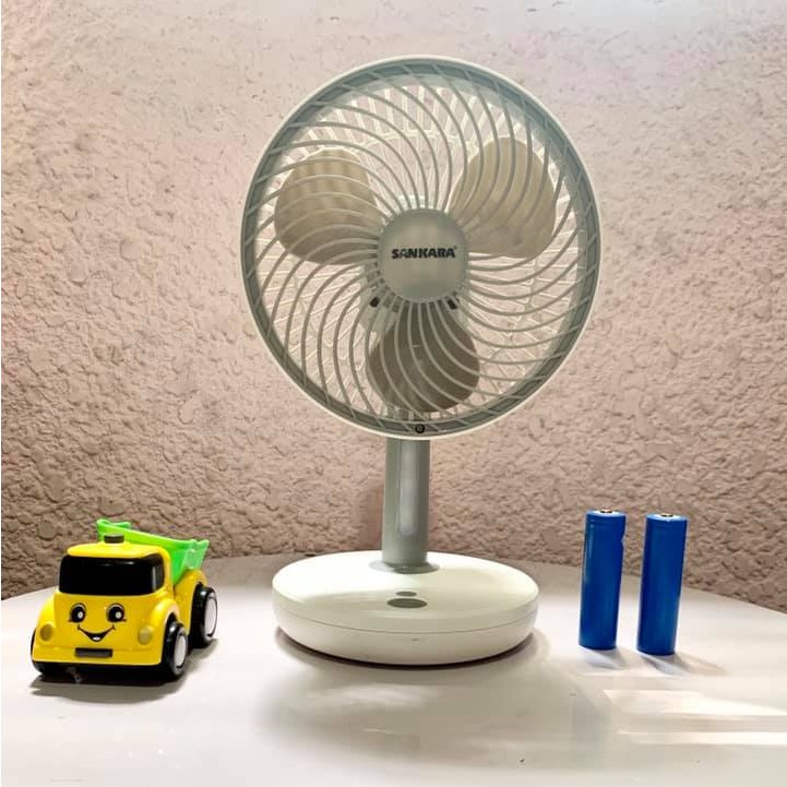 QUẠT TÍCH ĐIỆN SẠC KÈM ĐÈN SANKARA TD- 881 CÓ THỂ ĐẢO GIÓ | BigBuy360 - bigbuy360.vn