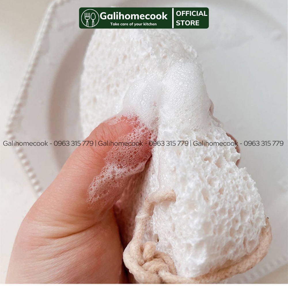 Miếng Mút Rửa Chén Bát, Xoong Nồi Đa Năng In Họa Tiết Động Vật Dễ Thương | Galihomecook