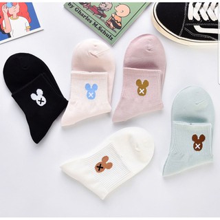 TẤT GẤU PASTEL CAO CỔ