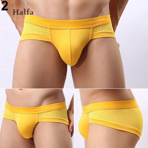 Quần lót nam phối lưới thoáng khí quyến rũ