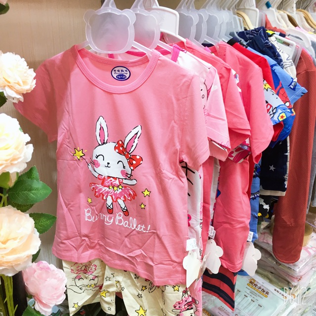 Bộ cotton xuất hàn hình 3D dễ thương