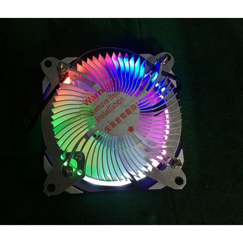 Fan tản nhiệt CPU 12cm VSP K12 Aurora led 7 màu