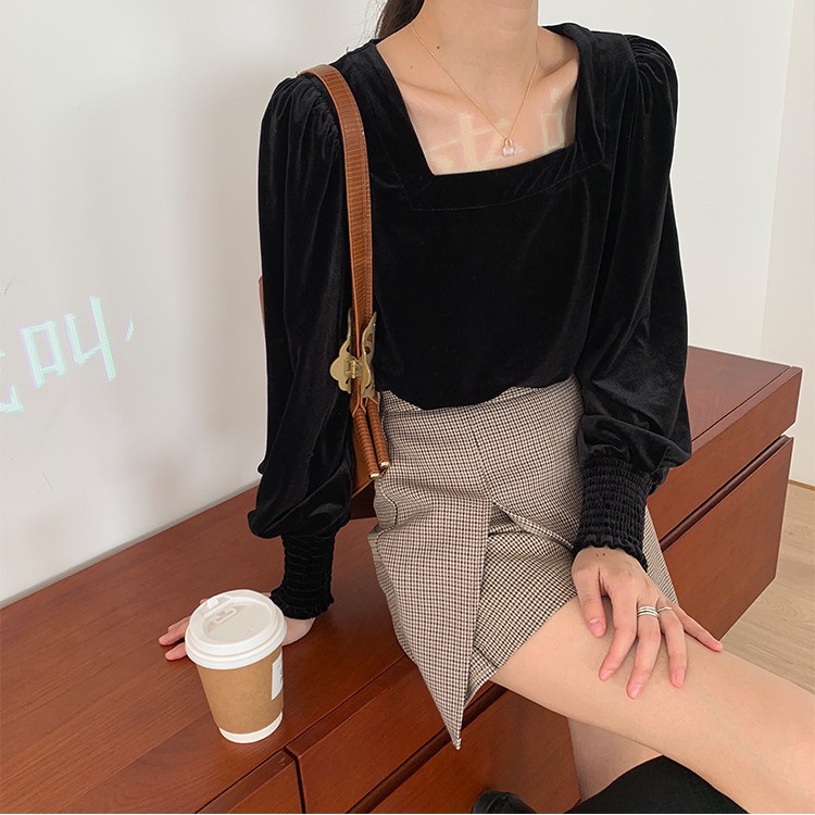 [Chân váy chữ A kèm quần chân váy  kẻ sọc dê phối đồ [HINHTHAT] | BigBuy360 - bigbuy360.vn