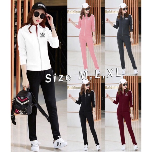 SET BỘ THỂ THAO LOGO ADIDAS