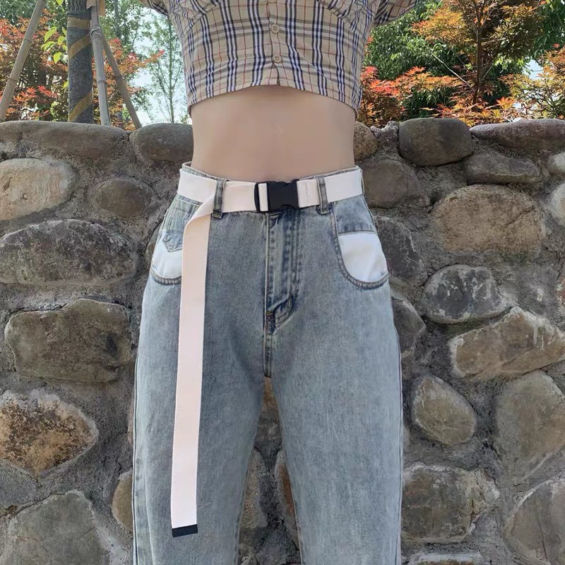 Thắt Lưng Nam Nữ Vải Bố - Dây Nịt Nam Vải Canvas Quân Đội Chốt nhựa Unisex TL010
