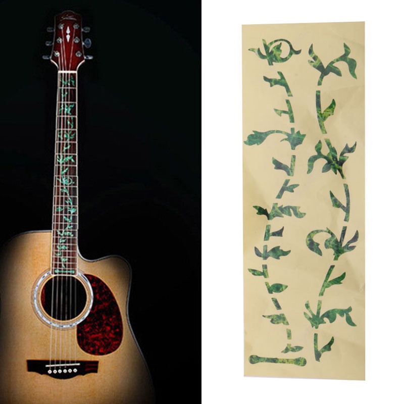 Miếng Dán Trang Trí Đàn Guitar Inlay Hình Cây Cối Nghệ Thuật DIY