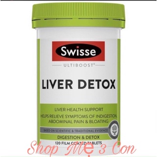 Viên thải độc Gan Liver Detox Swisse Úc 120 viên