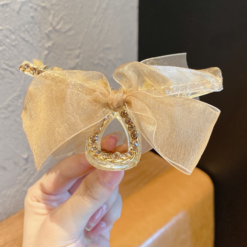 Kẹp tóc kim loại hình cá mập cỡ lớn phong cách Hàn Quốc