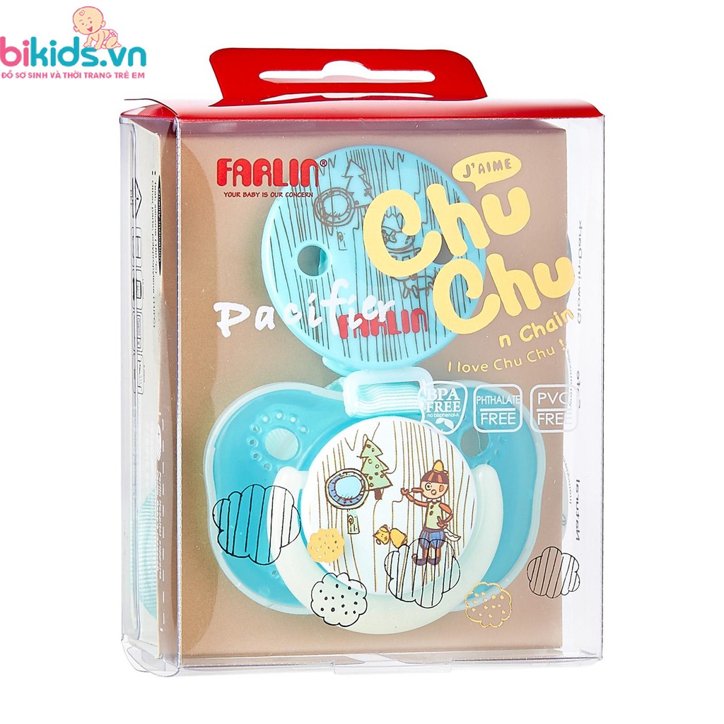 Farlin - Ty ngậm dạ quang silicone
