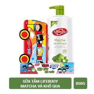 Sữa tắm Lifebuoy Matcha tặng hộp bút 850g